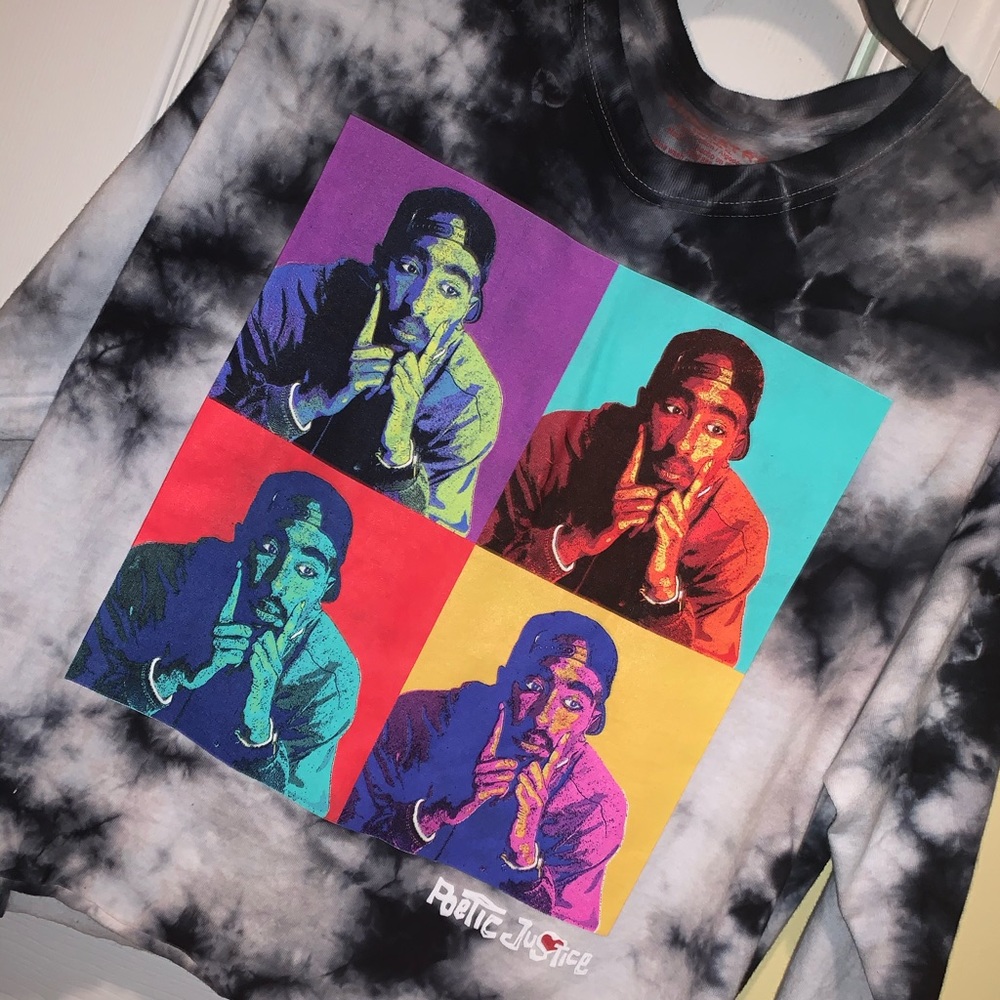 Tie dye Tupac Shirt